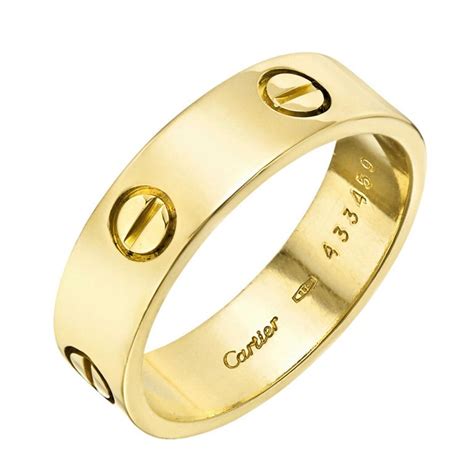 cartier men's engagement rings gold.